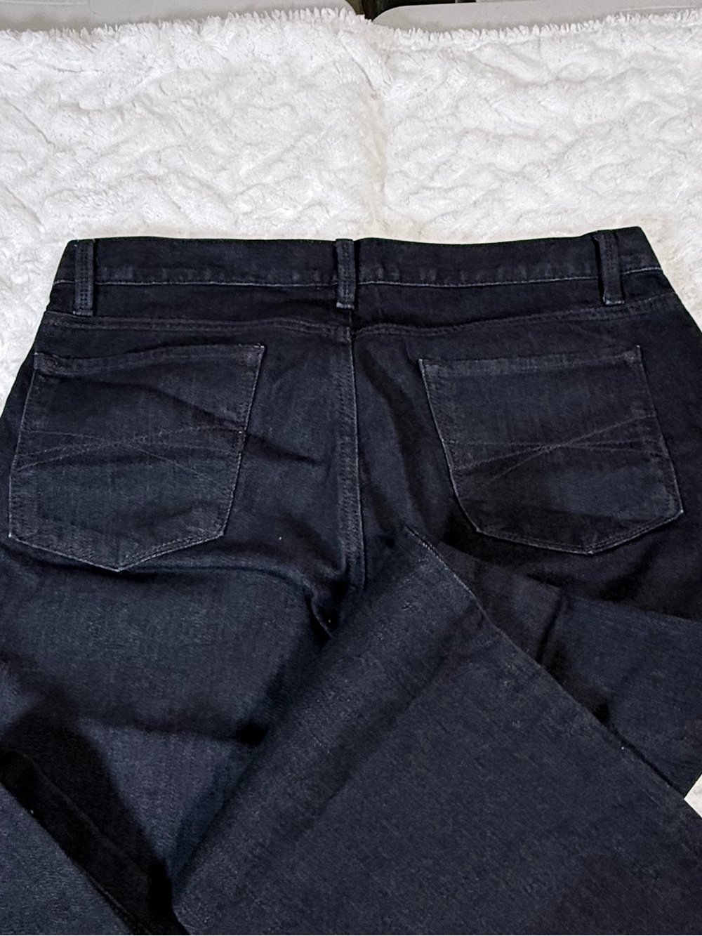 LOFT Dark Wash Denim Women's Boot Cut Jeans - Size 12 - NWOT - Picture 3 of 14